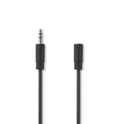 Nedis Stereo-Audiokabel , 3.5 mm Stecker , 3.5 mm Buchse , V (CAGB22050BK50)
