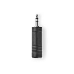 Nedis Stereo-Audio-Adapter , 3.5 mm Stecker , 6.35 mm Buchse , (CAGB22935BK)