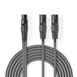 Balanced Audio-Kabel , 2x XLR 3-Pin Stecker , XLR 3-Pi (COTH15020GY15)