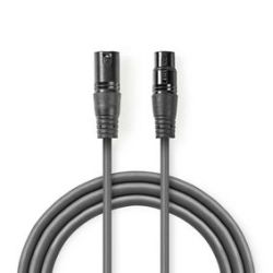 Balanced Audio-Kabel , XLR 3-Pin Stecker , XLR 3-Pin  (COTG15010GY100)