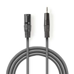 Balanced Audio-Kabel , XLR 3-Pin Stecker , 3.5 mm Stec (COTH15300GY30)