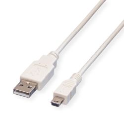 VALUE USB 2.0 Cable TypeA-5Pin mini 1.8m (11.99.8718)