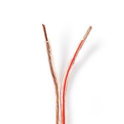 Nedis Lautsprecherkabel , 2x 4.00 mm² , Kupfer , 25.0 m , r (CABR4000TR250)