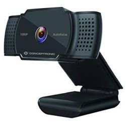 Amdis 2K 1080P Full HD Webcam schwarz (AMDIS06B)