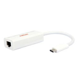 LAN-Adapter USB-C 3.0 zu RJ-45 weiß (12.02.1109)