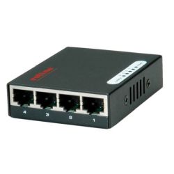 ROLINE Gigabit Ethernet Switch, Pocket, 4 Ports (21.14.3514)