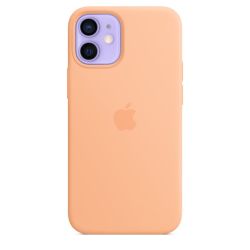 Silikon Case mit MagSafe cantaloupe für iPhone 12 Mini (MJYW3ZM/A)