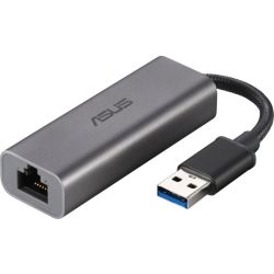 USB-C2500 USB-A 3.0 Netzwerkadapter grau/schwarz (90IG0650-MO0R0T)