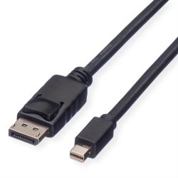 DisplayPort/Mini DisplayPort Kabel 1m schwarz (11.04.5634)