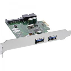 INLINE Schnittstellenkarte 4x USB 3.0 2+2 PCIe inkl. Low-Prof (76666E)