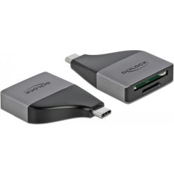 USB-C 3.0 Cardreader für SD/MMC grau/schwarz (64117)