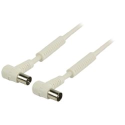 Koaxkabel 120 dB abgewinkelt Koax-Stecker - Koax-Kuppl (VLSP40120W250)