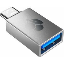 Adapter USB-C 3.0 Stecker zu USB-A 3.0 Buchse silber (61710036)