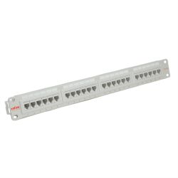 ROLINE Kat.5e (Class D) 19-Patchpanel, 24 Ports, UTP, lic (26.11.0347)