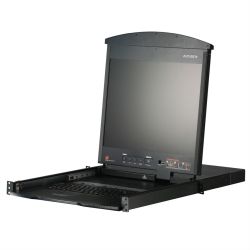 ATEN KL1516AM KVM-Switch, 43cm TFT, VGA, PS/2-USB über K (KL1516AM D)