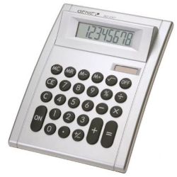 50 DC Taschenrechner silber (10932)