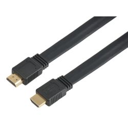 TECHLY High Speed HDMI mit Ethernet Flachkabel 4 (ICOC-HDMI2-FE-010TY)