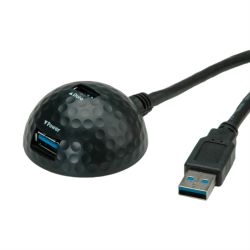 VALUE USB 3.2 Gen 1 Dockingkabel, Dome, schwarz, 1,5 m (11.99.8999)