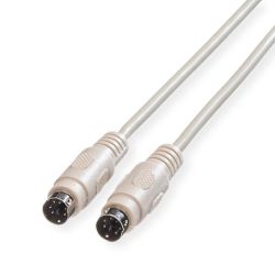 Roline ROLINE Tastatur-Kabel-PS/2 ST/ST, 6 m (11.01.5860)