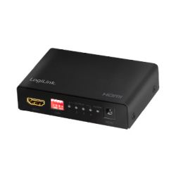 LogiLink HDMI-Splitter 1x4-Port, 4K/60Hz, Downscaler, EDID (HD0038)