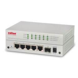 ROLINE Gigabit Ethernet Switch 6 Ports (5x 10/100/1000 +  (21.14.3523)