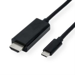 VALUE USB Typ C - HDMI Adapterkabel, ST/ST, 1 m (11.99.5840)