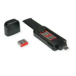 ROLINE USB Typ A Port Blocker, 4x Schloss und 1x Schlüss (11.02.8330)