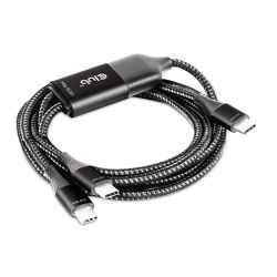 Club3D Ladekabel USB Typ C > 2x Typ C 1,83m 100W St/St (CAC-1527)