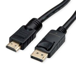 ROLINE DisplayPort Kabel DP - UHDTV, ST/ST, schwarz, 7,5  (11.04.5776)