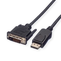 VALUE DisplayPort Kabel DP ST - DVI (24+1) ST, LSOH, schw (11.99.5616)