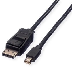 VALUE DisplayPort Kabel, DP ST - Mini DP ST, schwarz, 1,5 (11.99.5638)