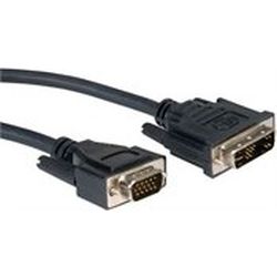 Kabel DVI 12+5 Stecker zu VGA Stecker 5m schwarz (11.04.5450)