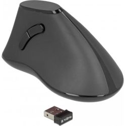 Wireless Vertical Ergonomic Maus schwarz (12622)