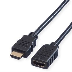 VALUE HDMI High Speed Verlängerungskabel, mit Ethernet,  (11.99.5576)