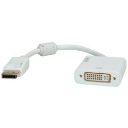 ROLINE 4K DisplayPort-DVI Adapter, DP Stecker-DVI Buchse (12.03.3136)