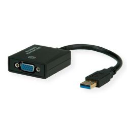 Adapter USB 3.0 zu VGA schwarz (12.99.1037)