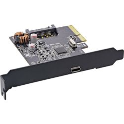 Schnittstellenkarte PCIe 3.1a x4 zu 1x USB-C 3.2 Gen 2x2 (76660F)