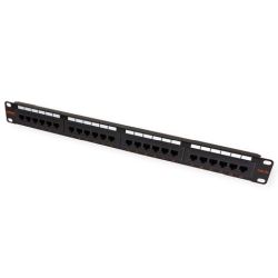 ROLINE Kat.5e (Class D) 19-Patchpanel, 24 Ports, UTP, sch (26.11.0349)