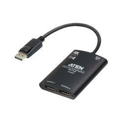 ATEN VS92DP 2-Port True 4K DisplayPort Splitter mit MST Hub (VS92DP)