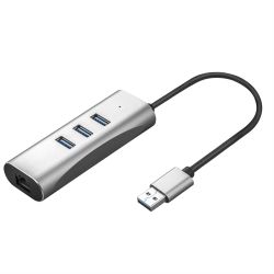 VALUE USB 3.2 Gen 1 zu Gigabit Ethernet Konverter + 3-Por (12.99.1116)