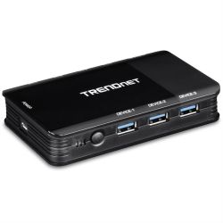 TRENDnet TK-U404 4-Port Sharing Switch 4 PC/1 User USB 3.1 (TK-U404)
