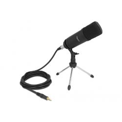 Professionelles Podcasting Mikrofon schwarz (66640)