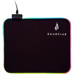 SureFire Silent Flight RGB-320 Gaming Mousepad schwarz (48812)