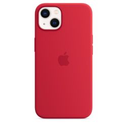 Silikon Case rot mit MagSafe für iPhone 13 (MM2C3ZM/A)