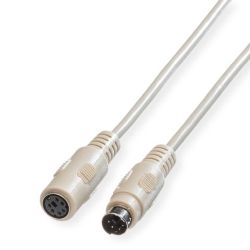 Roline ROLINE Tastatur-Kabel-PS/2 ST/BU, 3 m (11.01.5630)