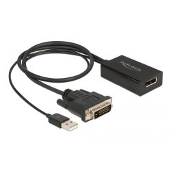 Adapterkabel DVI Stecker zu DisplayPort 1.2 Buchse 4K (63189)