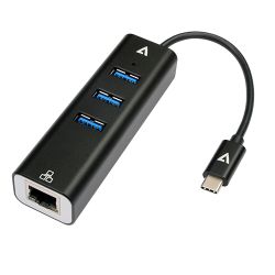 USB-C TO RJ45 PLUS 3 X USB PORT (V7UCRJ45USB3)
