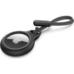 Secure Holder mit Schlaufe schwarz für Apple AirTag (F8W974BTBLK)