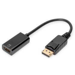 DIGITUS Aktiver DisplayPort Adapter/Konverter, DP au (DB-340415-002-S)