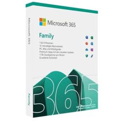 Office 365 Family 1 Jahr deutsch PKC [PC/MAC] (6GQ-01580)